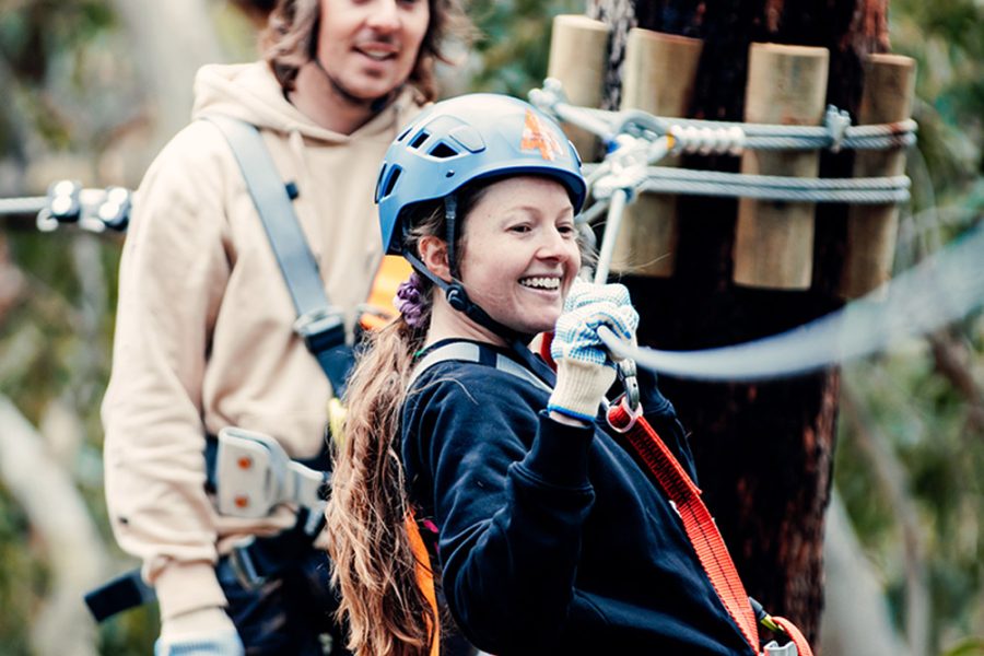 悉尼丛林树顶冒险乐园探索体验Treetops Adventure Park