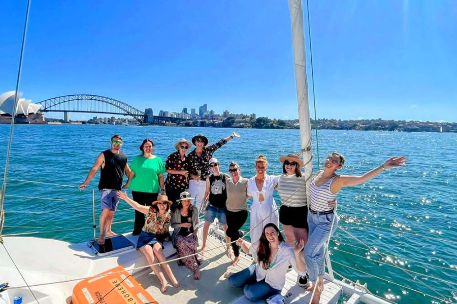 悉尼海港游艇租4小时包船游玩Sydney Harbour Private Catamaran Boat Charter